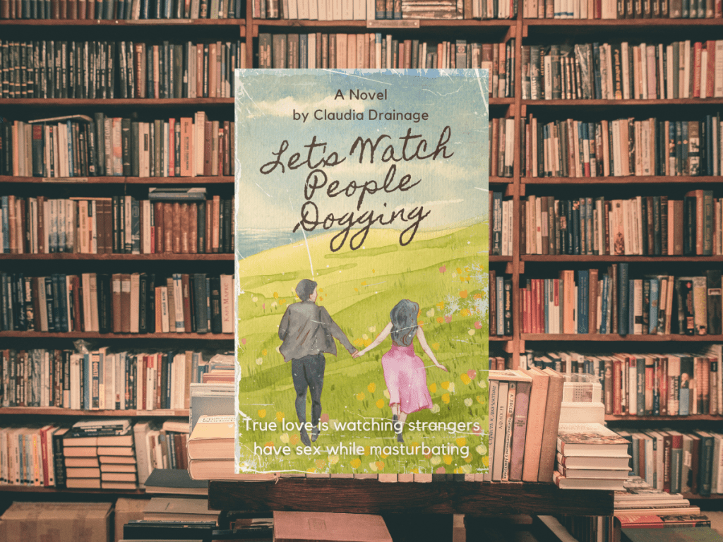 a book cover of a novel about a couple that love to watch other people dogging